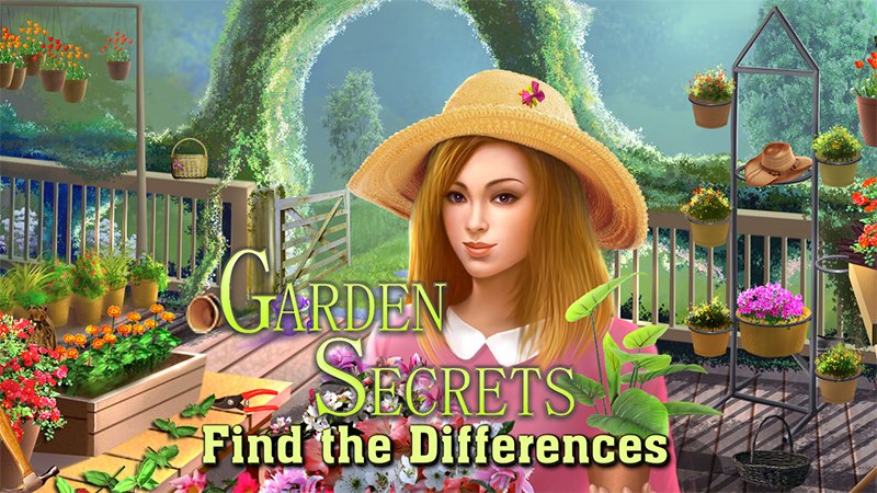 Image Garden Secrets Find the Differences